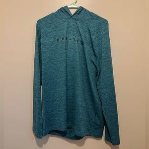 Blue Hurley Light Weight Men’s Active Wear Hoodie